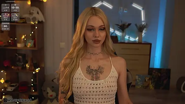 ManiFreyja online show from March 2026 06:00:01 PM