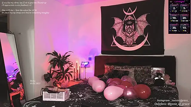 Snapshot of Taste_of_Grace chatting on February 2025 04:52:01 PM Taste of Grace online show from February 2025 04:52:01 PM