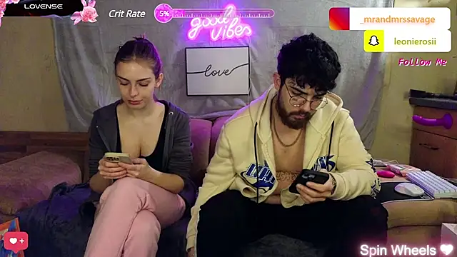 MrAndMrsSavage online show from January 2025 10:01:01 PM