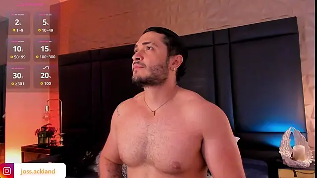 Snapshot of JossAckland chatting on October 2025 07:33:01 PM JossAckland online show from October 2025 07:33:01 PM