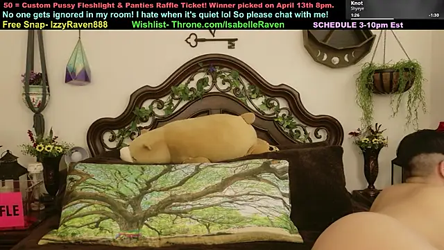 IsabelleRaven online show from April 2026 09:15:02 PM