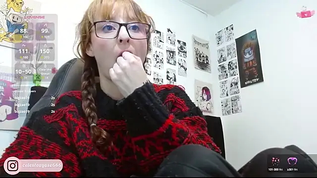 Snapshot of CelesteAyase chatting on October 2025 02:19:01 AM CelesteAyase online show from October 2025 02:19:01 AM