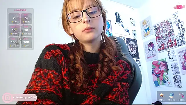 Snapshot of CelesteAyase chatting on October 2025 12:00:01 AM CelesteAyase online show from October 2025 12:00:01 AM