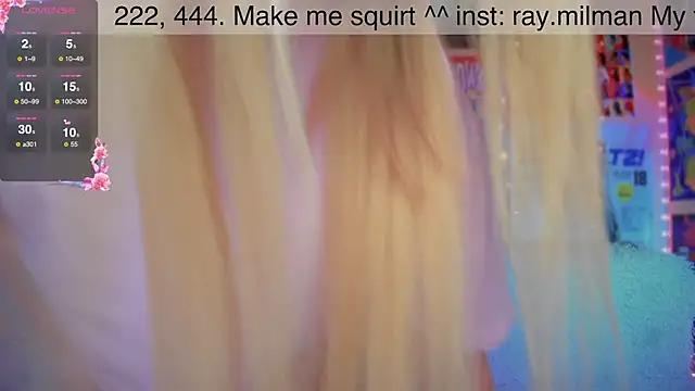 Snapshot of AliceMilman chatting on February 2025 12:28:01 PM AliceMilman online show from February 2025 12:28:01 PM