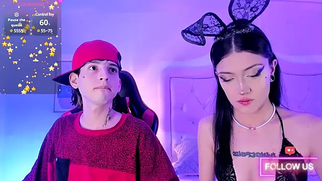 Snapshot of sett_and_gwen chatting on February 2025 08:18:02 AM sett and gwen online show from February 2025 08:18:02 AM