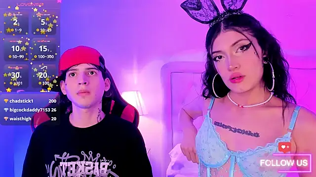 Snapshot of sett_and_gwen chatting on February 2025 06:50:02 AM sett and gwen online show from February 2025 06:50:02 AM