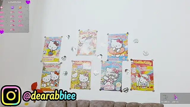 Snapshot of DearAbbiee chatting on November 2025 10:48:02 AM DearAbbiee online show from November 2025 10:48:02 AM