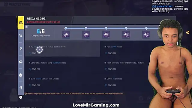 lovemirgaming online show from November 2025 06:52:01 PM