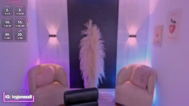 Snapshot of IvyJonesX chatting on January 2026 11:47:02 PM IvyJonesX online show from January 2026 11:47:02 PM