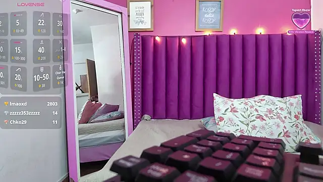 Snapshot of EbonyCoWorker chatting on February 2026 02:33:01 AM EbonyCoWorker online show from February 2026 02:33:01 AM