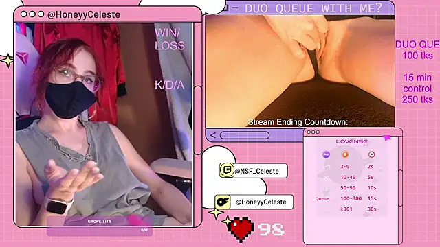 Snapshot of HoneyyCeleste chatting on September 2025 09:40:02 PM HoneyyCeleste online show from September 2025 09:40:02 PM