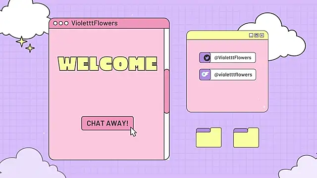 Snapshot of violetttflowers chatting on May 2026 05:43:01 PM violetttflowers online show from May 2026 05:43:01 PM