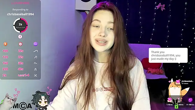 AmourLily online show from July 2026 12:40:01 PM
