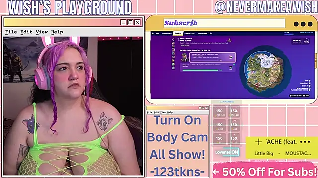 nevermakeawish online show from May 2026 12:43:02 PM