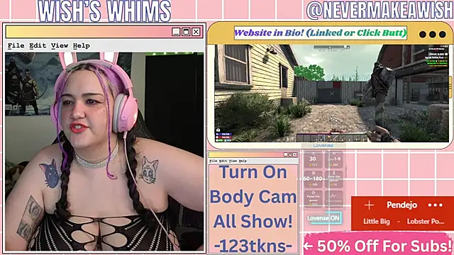 nevermakeawish online show from May 2026 10:00:02 AM