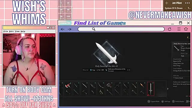 nevermakeawish online show from May 2026 05:14:02 AM