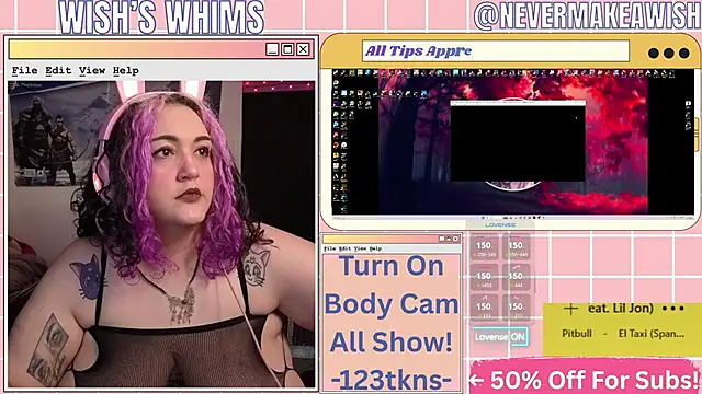 nevermakeawish online show from May 2026 09:38:02 AM