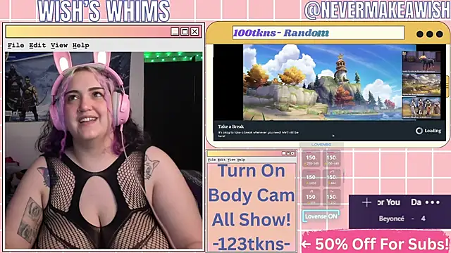 nevermakeawish online show from May 2026 09:26:02 AM