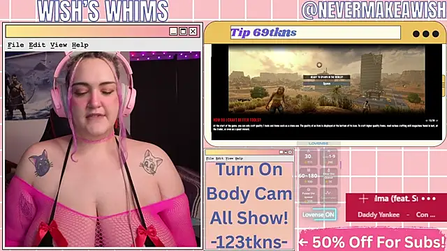 nevermakeawish online show from May 2026 09:50:02 AM