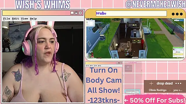 nevermakeawish online show from June 2026 09:23:02 AM
