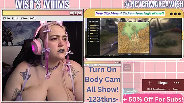 nevermakeawish online show from July 2026 09:33:01 AM