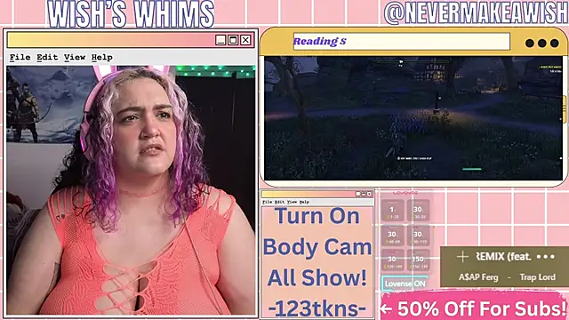 nevermakeawish online show from July 2026 09:58:01 AM
