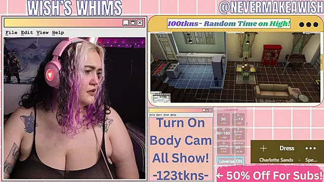 nevermakeawish online show from July 2026 09:38:01 AM