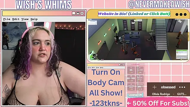 nevermakeawish online show from July 2026 11:03:02 AM
