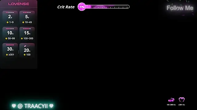 Tracyix online show from July 2026 08:49:02 PM