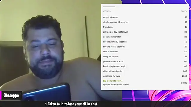 giuseppelovisi85 online show from October 2025 04:47:01 PM