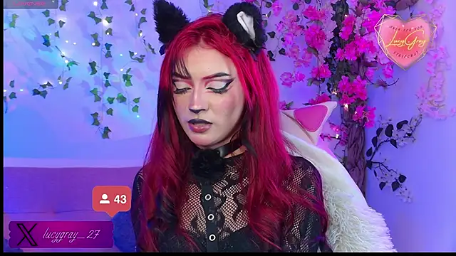 Snapshot of LucyGray chatting on April 2026 06:18:01 AM LucyGray online show from April 2026 06:18:01 AM
