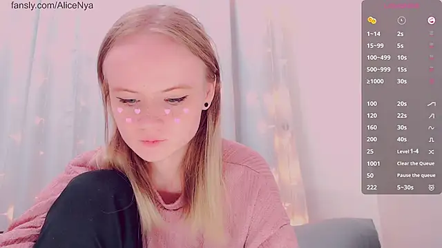 Snapshot of AliceNya_cute chatting on February 2026 05:14:01 AM AliceNya cute online show from February 2026 05:14:01 AM