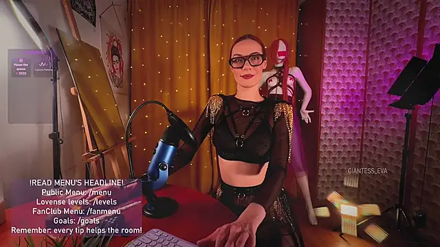 Giantess Eva online show from May 2026 07:09:01 PM