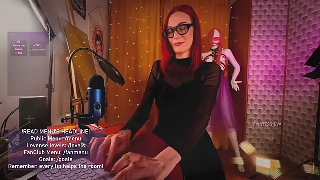 Giantess Eva online show from May 2026 08:51:01 PM