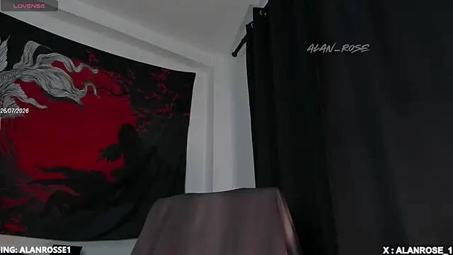 AlanRose01 online show from July 2026 12:23:01 PM