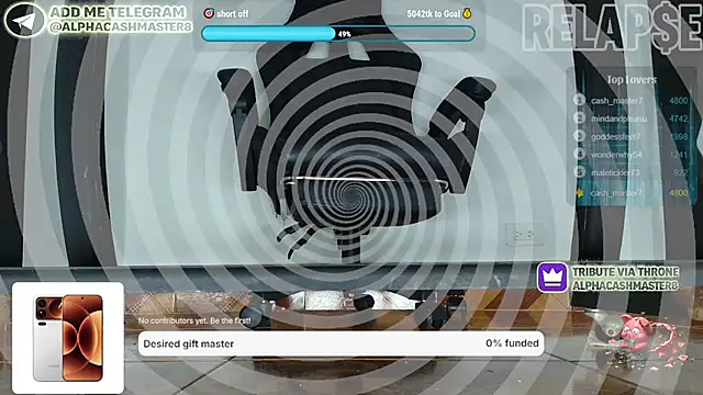 Snapshot of Alphacashmaster777 chatting on February 2026 03:35:02 PM Alphacashmaster777 online show from February 2026 03:35:02 PM