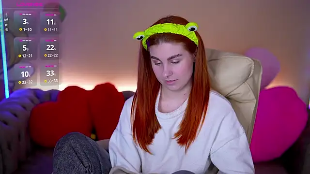 Snapshot of GingerPinky chatting on February 2026 02:13:02 PM GingerPinky online show from February 2026 02:13:02 PM