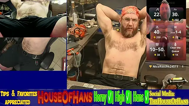 HouseOfHans online show from April 2026 01:20:02 PM