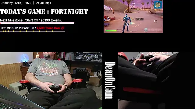 Snapshot of DeanonCam chatting on January 2026 08:58:01 PM DeanonCam online show from January 2026 08:58:01 PM