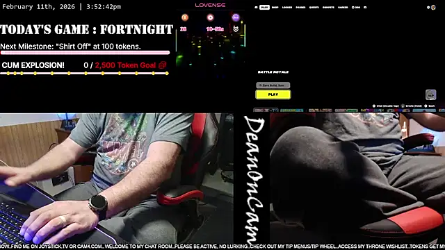 Snapshot of DeanonCam chatting on February 2026 09:53:01 PM DeanonCam online show from February 2026 09:53:01 PM
