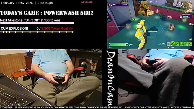 Snapshot of DeanonCam chatting on February 2026 11:45:01 PM DeanonCam online show from February 2026 11:45:01 PM