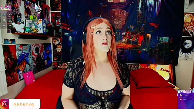 Snapshot of Hakudoll chatting on June 2026 11:05:01 PM Hakudoll online show from June 2026 11:05:01 PM