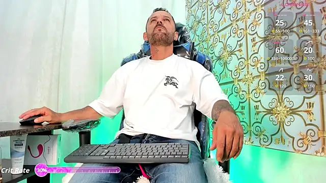 Snapshot of HardenedDad chatting on April 2026 07:47:02 PM HardenedDad online show from April 2026 07:47:02 PM