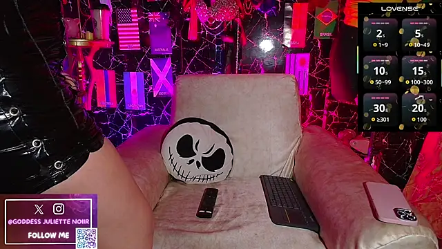 GoddessJulietteNoiir online show from July 2026 11:26:01 AM