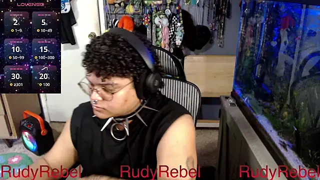 Snapshot of RudyRebel chatting on February 2026 07:45:01 PM RudyRebel online show from February 2026 07:45:01 PM