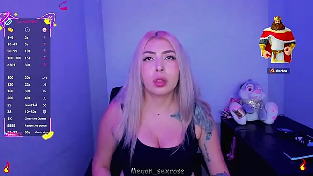 Megan sexrosse online show from March 2026 03:12:01 AM