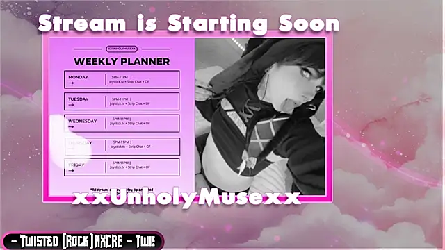 xxunholymusexx online show from July 2026 09:09:02 PM