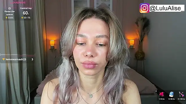 LuluAlis online show from April 2026 01:27:02 PM