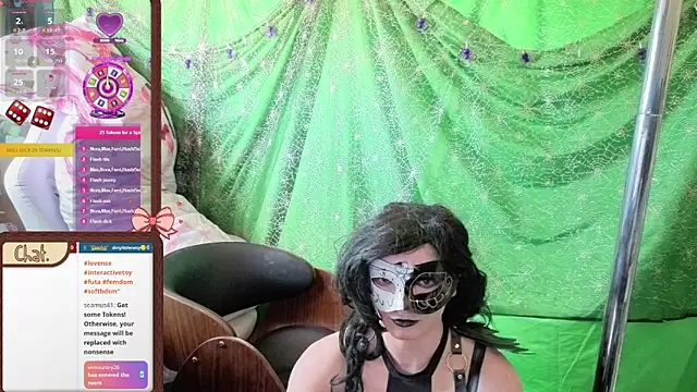 Snapshot of DirtyLilRatty chatting on May 2026 12:52:02 AM DirtyLilRatty online show from May 2026 12:52:02 AM