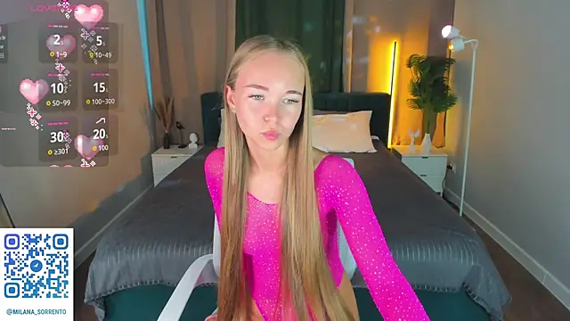 Milana Sorrento online show from July 2026 12:46:01 AM